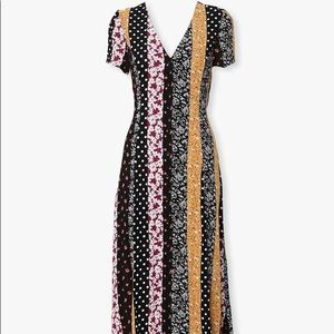 Forever 21 Patchwork Floral Print Dress